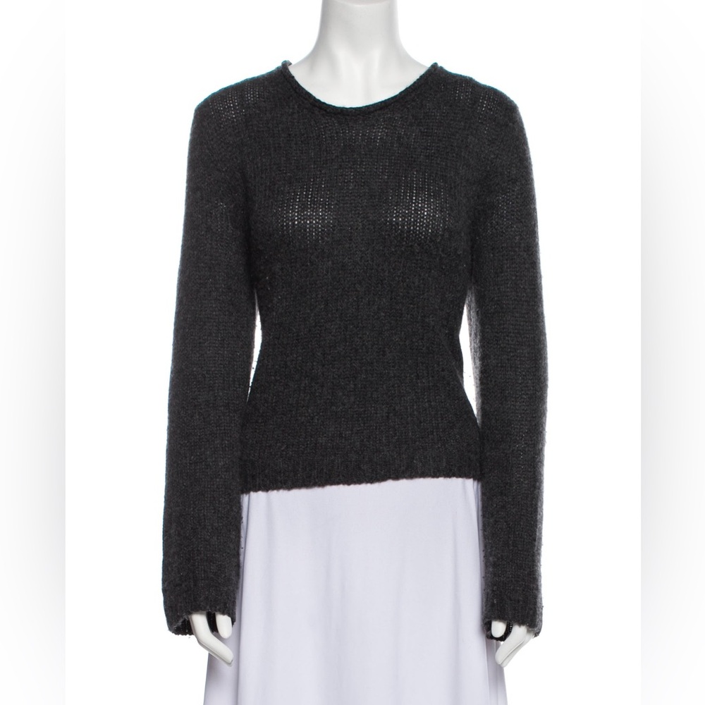 The Row 100% Cashmere Charcoal Sweater